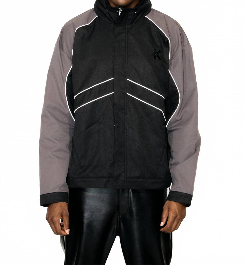 NEW KNOTWTR dune rain jacket in black